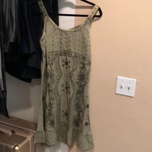 Green dress